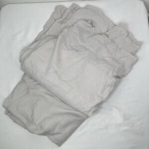 Simple&Opulence gray linen duvet cover Size King, home, duvet covers, soft, bed.